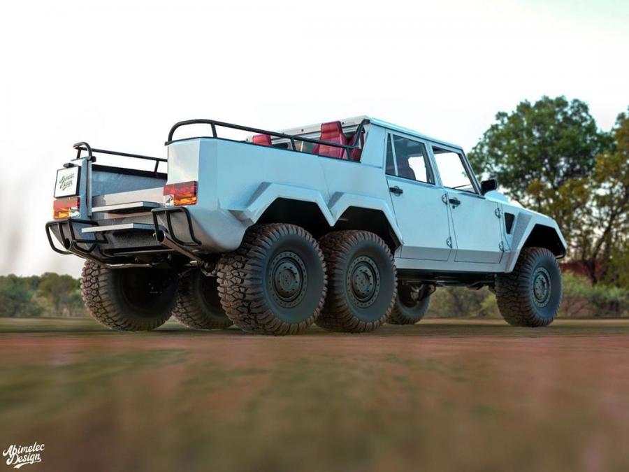  Lamborghini LM002 6x6 by Abimelec Arellano 2019 года  (фото 5 из 8)